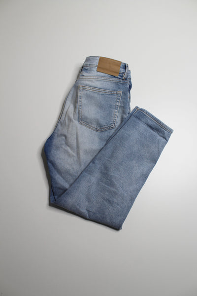 H&M straight leg high rise jeans, size 6 (additional 50% off)