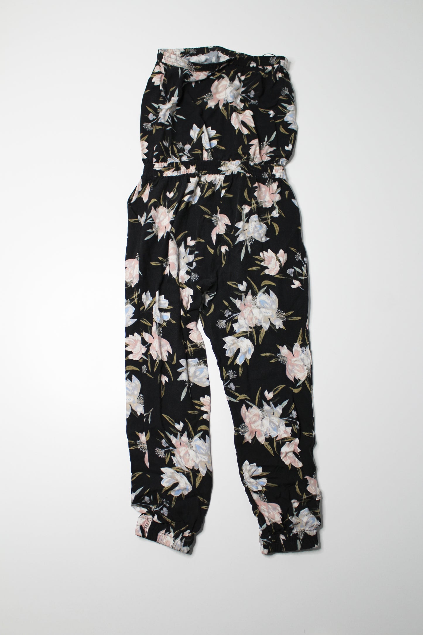 Aritzia Talula tabata floral strapless jumpsuit, size xxs (price reduced: was $40)