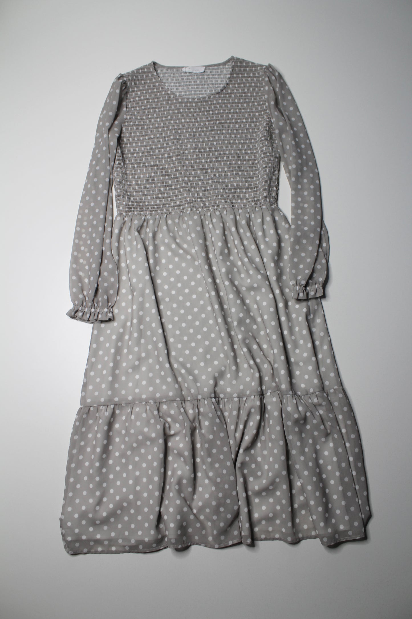 Mad About Style x Jillian Harris polka dot ‘grace’ midi dress, size large (fits like medium)