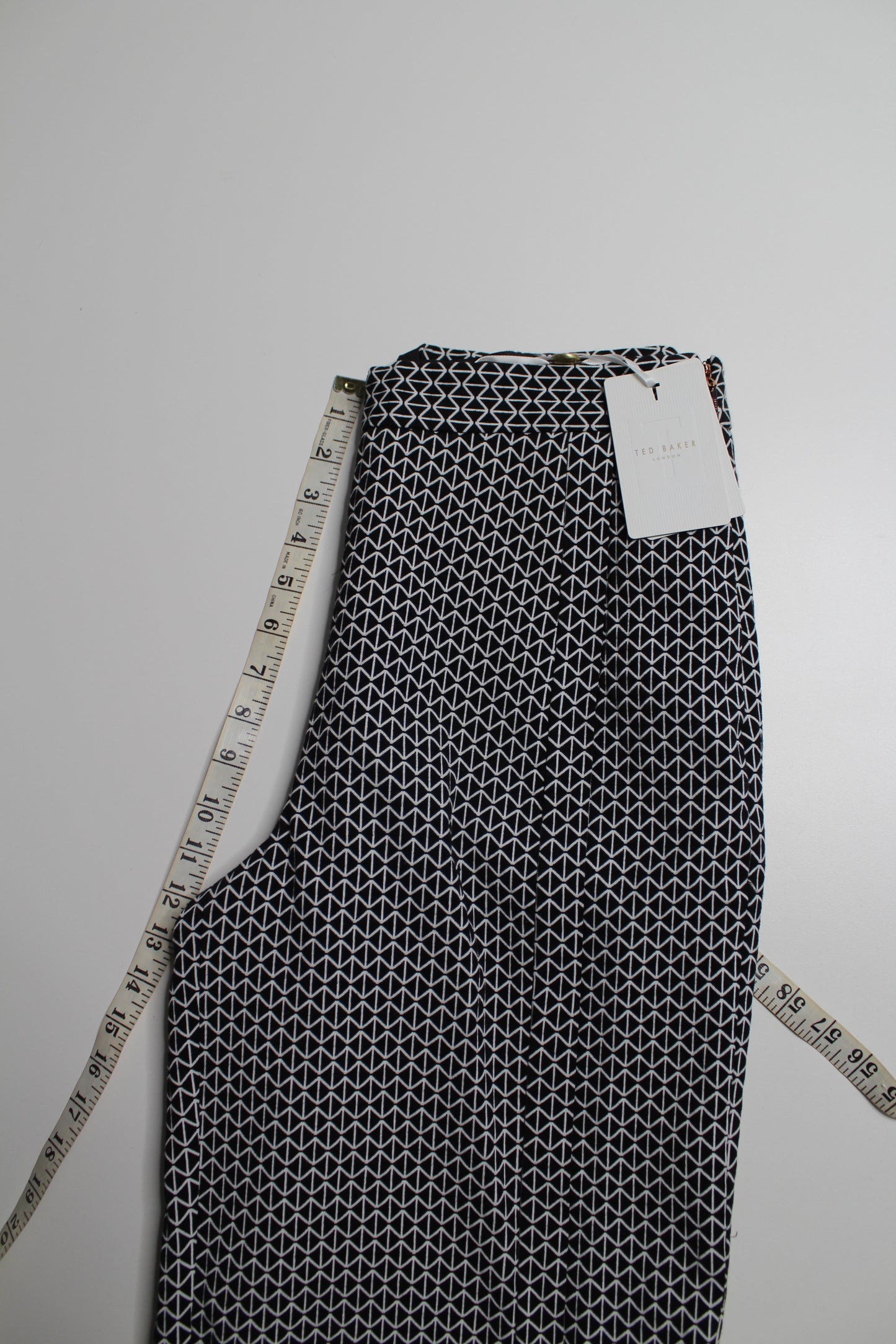 Ted Baker jacquard crop wide leg pants, size 2 *New with tags