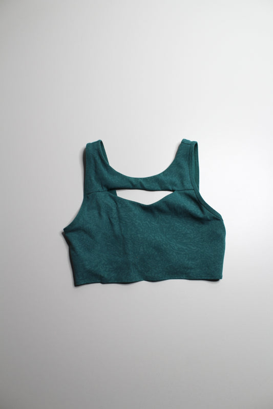 Lululemon green ‘everlux cut-out train’ Bra, size 8 *medium support, B/C cup