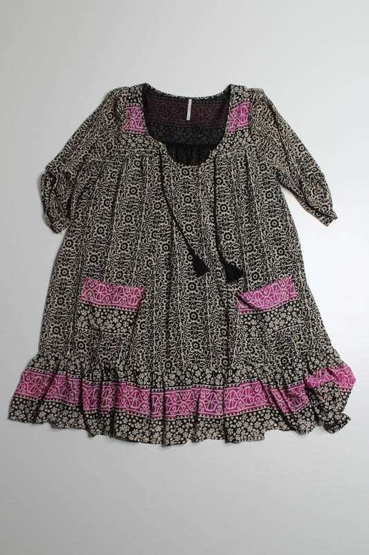 Free People penny lane chiffon babydoll dress, size xs (loose flowy fit) (additional 50% off)