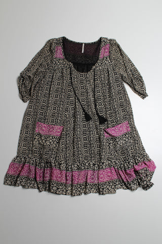 Free People penny lane chiffon babydoll dress, size xs (loose fit) (price reduced: was $58)