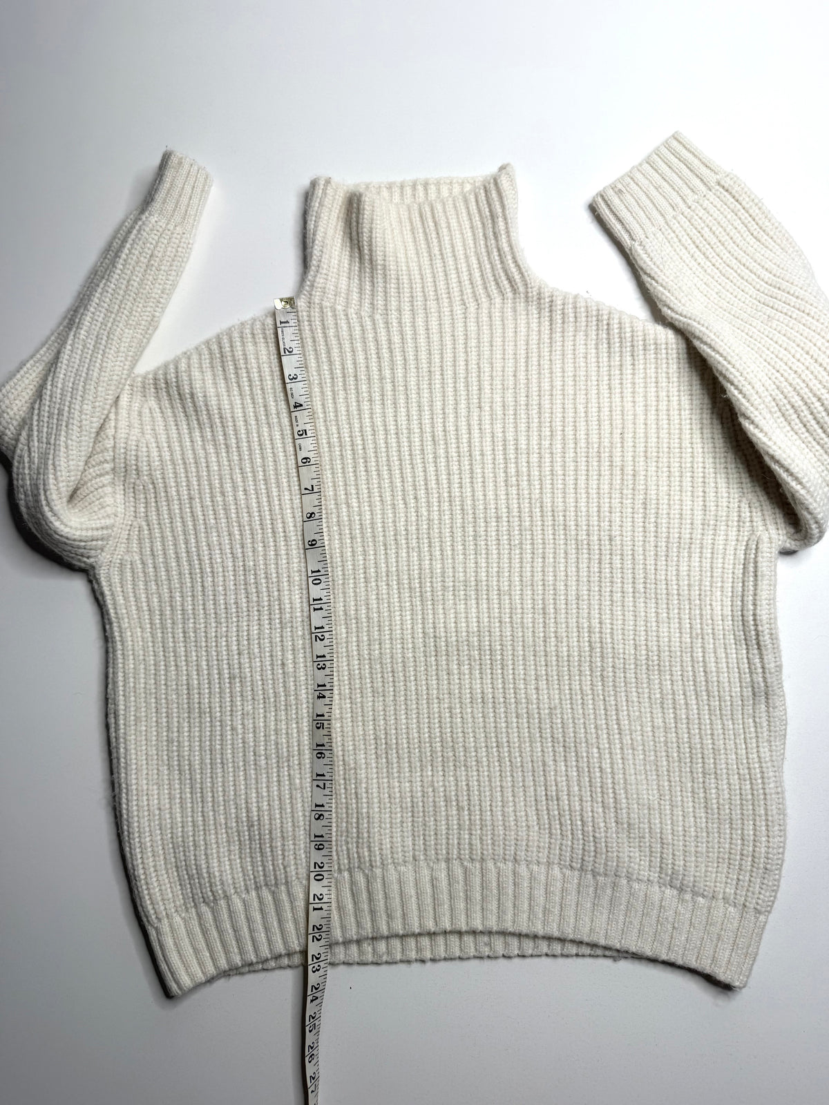 Anine Bing cream 'sydney' knit sweater, size xs (oversized)