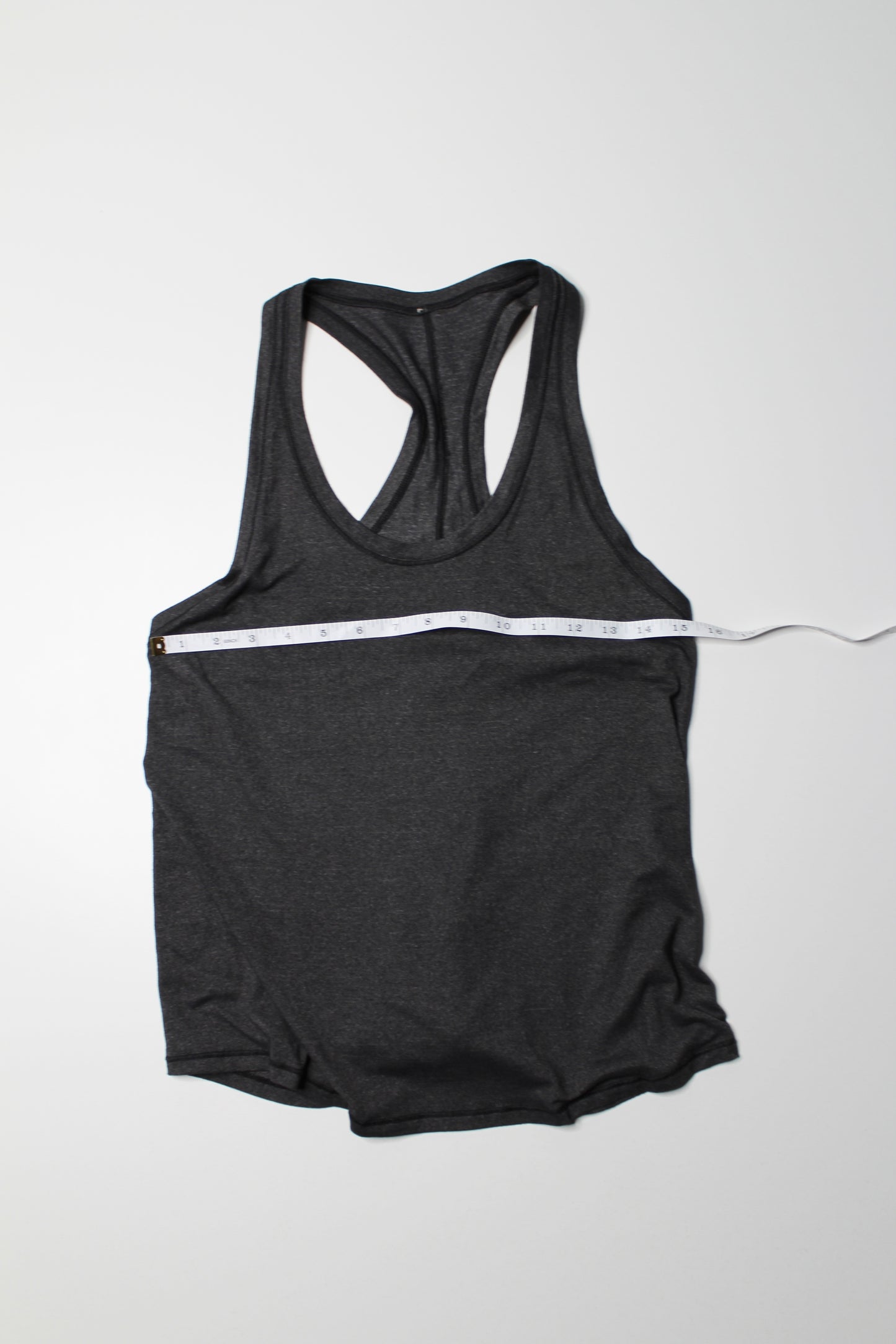 Lululemon grey lightweight tie back tank, no size, fits like 4 (loose fit) (sale: was $20)