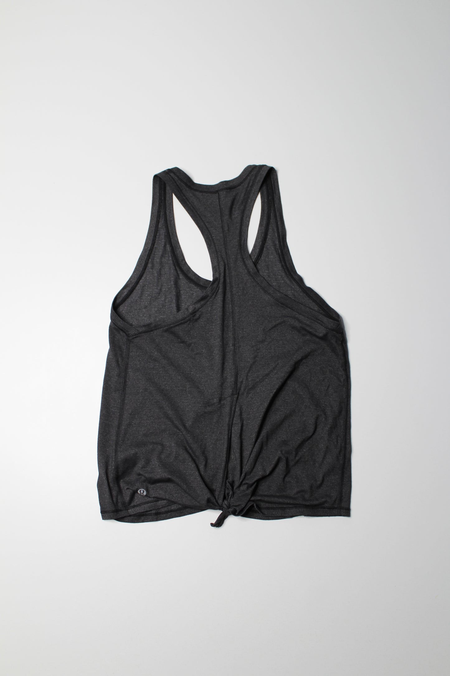 Lululemon grey lightweight tie back tank, no size, fits like 4 (loose fit) (sale: was $20)