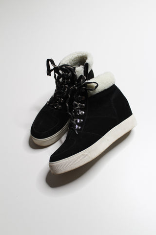 Steve Madden lace up lake wedge sneaker bootie, size 7.5 (additional 20% off)