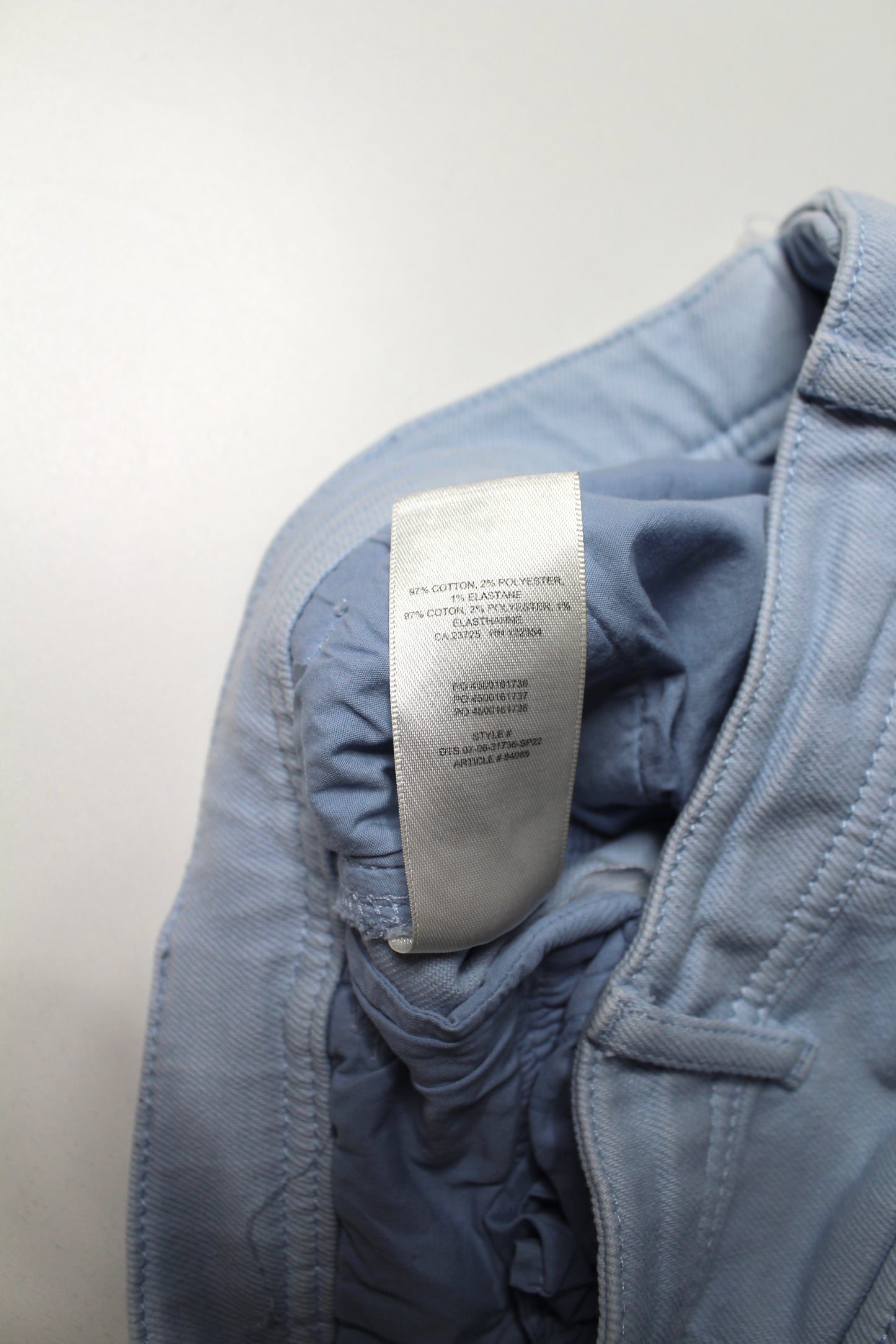 Aritzia Wilfred Free light blue straight leg cargo style pant, size 0