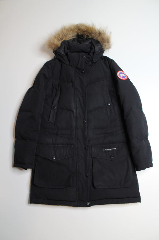 Canada Goose black emory parka, size small (additional 20% off)