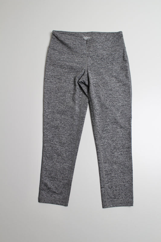 Aritzia TNA heathered grey cropped legging, size small