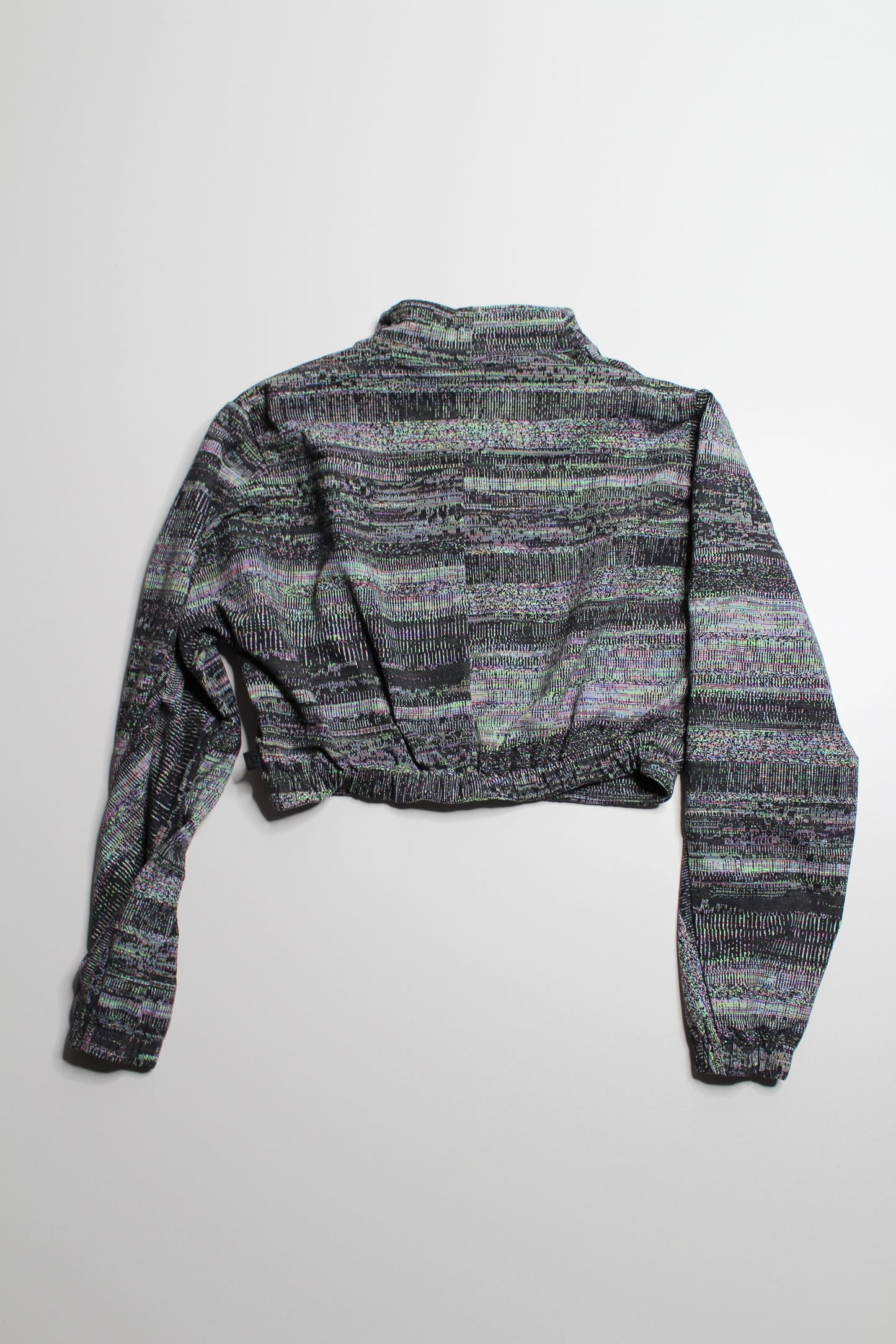 Lululemon Lab Future Noise Jacquard 1/2 zip pullover, size 4
