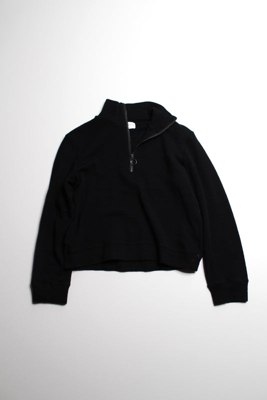We Norwegians black 1/4 zip sweater, size xsmall