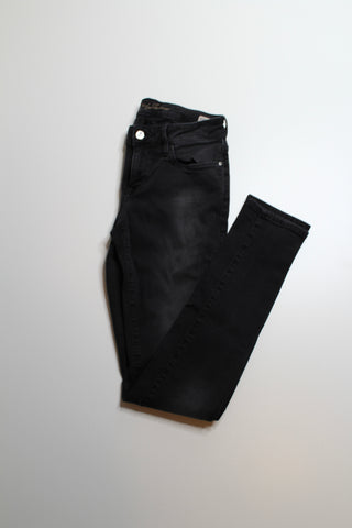 Mavi black Alexa mid rise skinny jeans, size 25