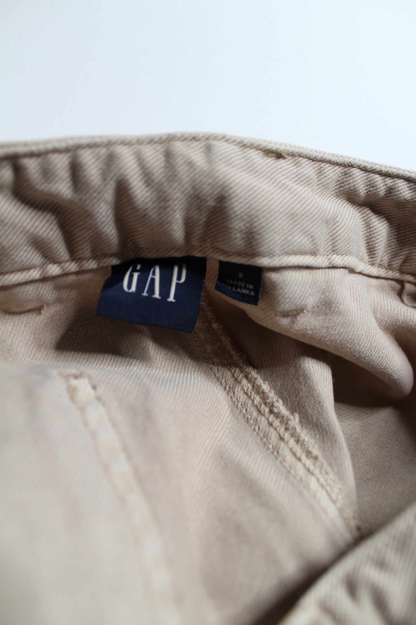 Gap barrel khaki jeans, size 8 (additional 50% off at checkout)