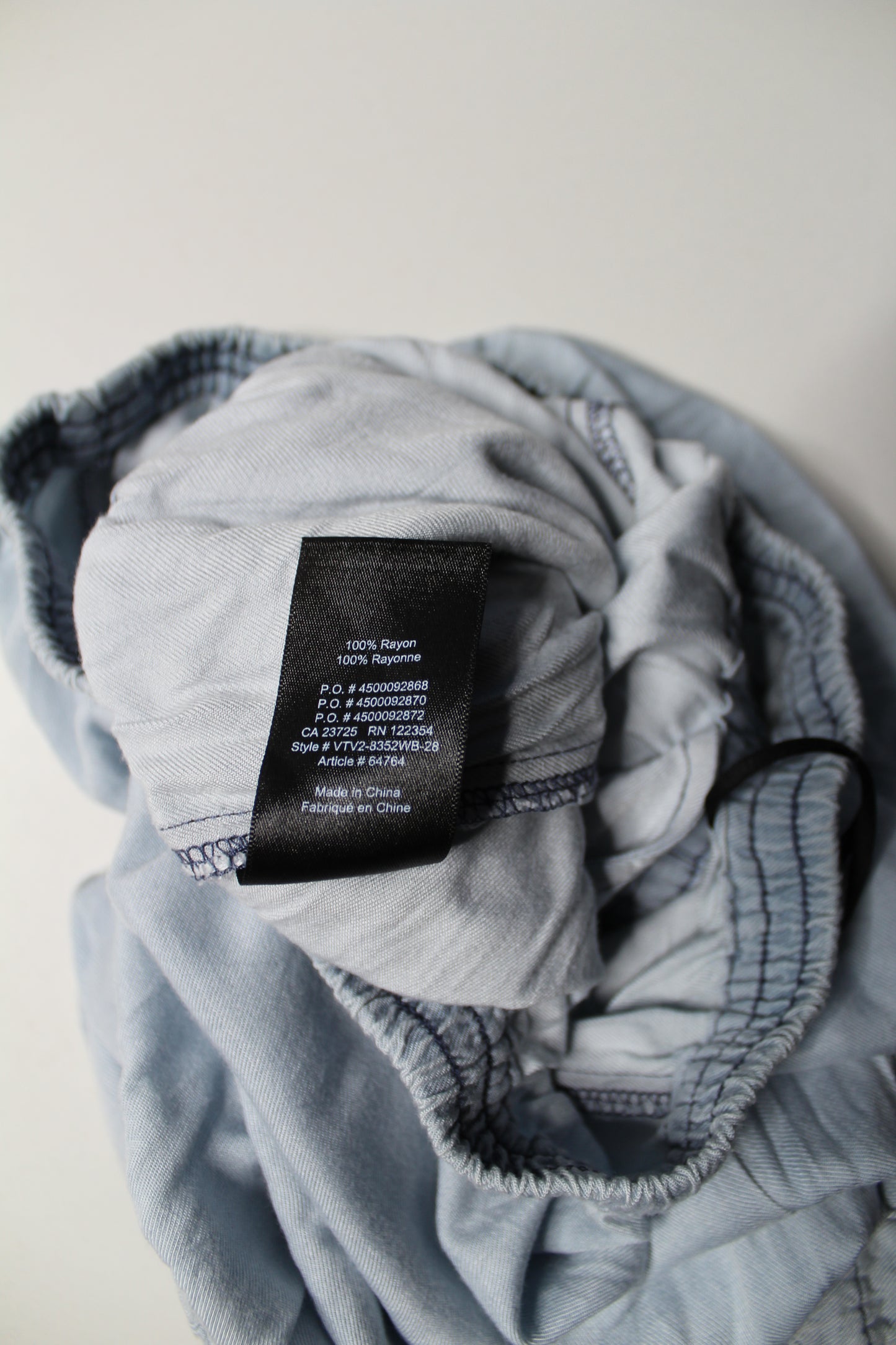 Aritzia Azuze Skies light blue strapless jumpsuit, size xxsmall