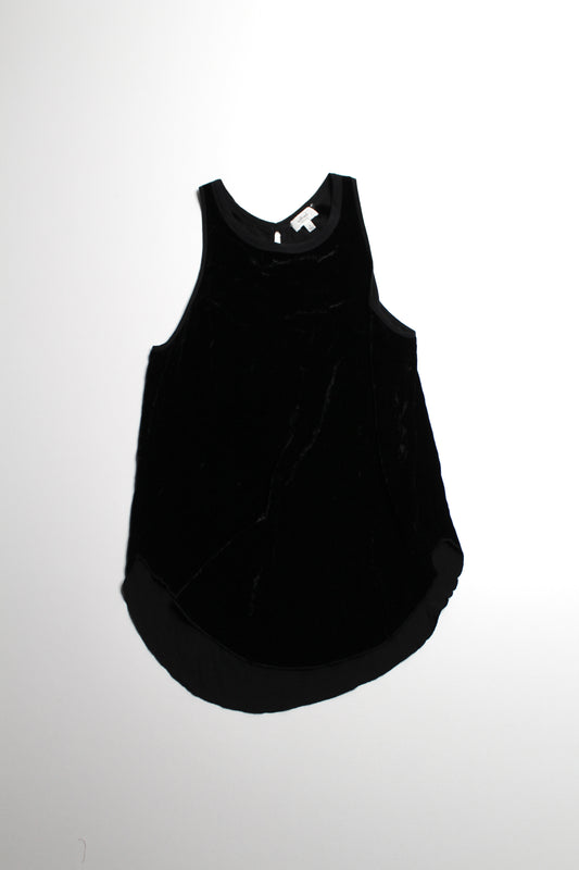 Aritzia Wilfred black velvet tank, size xs (relaxed fit)