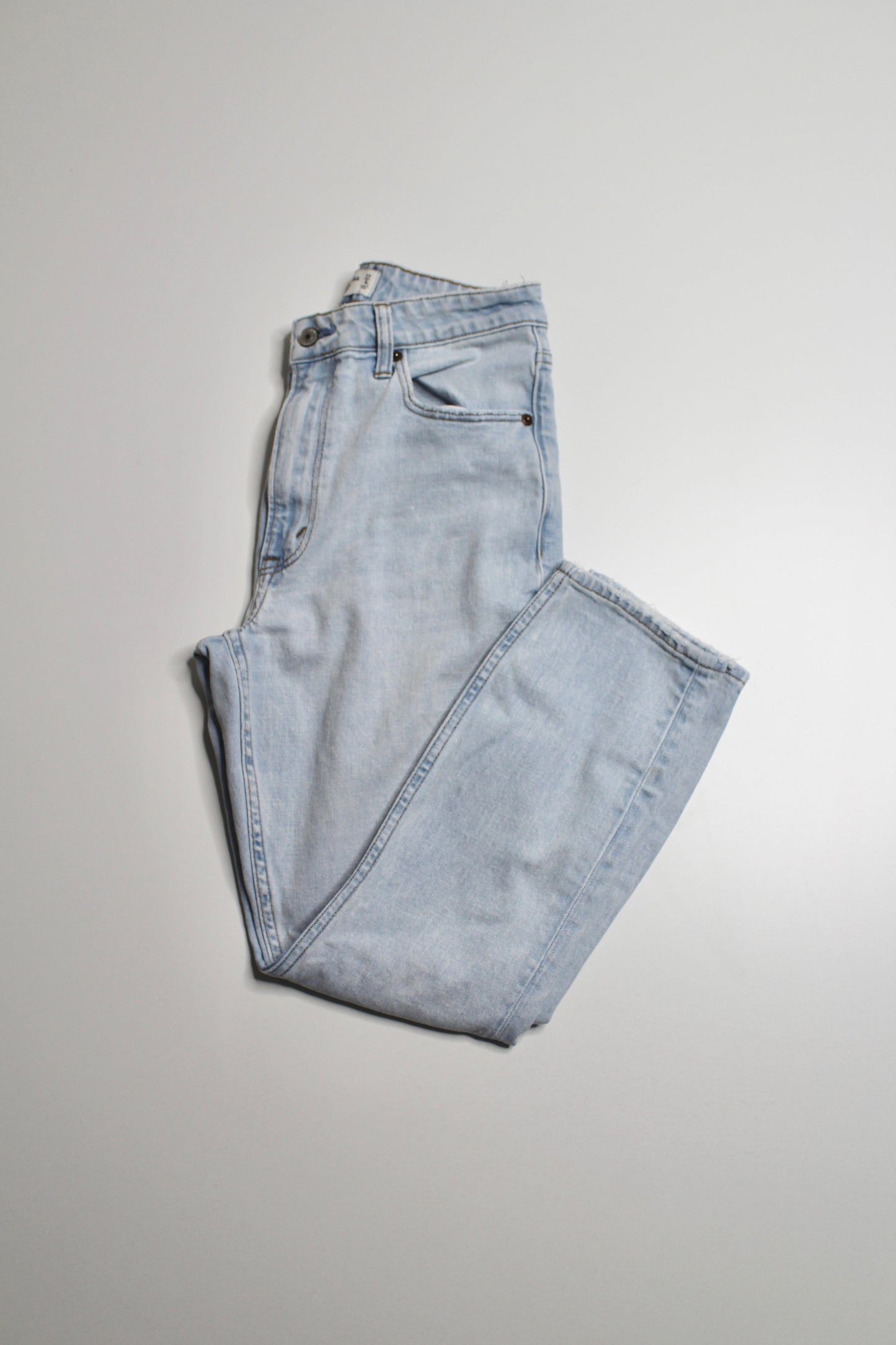 Abercrombie & Fitch light wash curve love skinny high rise jeans, size 27 / 4R (additional 40% off)