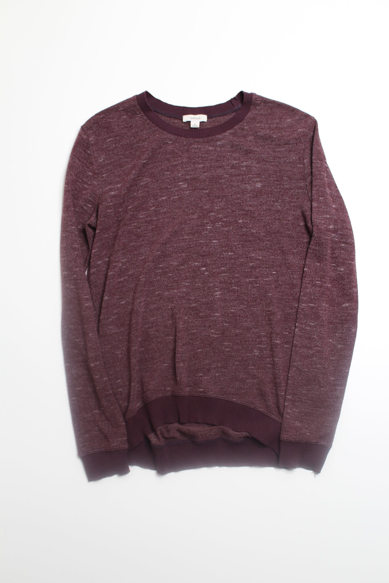 Aritzia wilfred maroon long sleeve, size xs (additional 70% off)