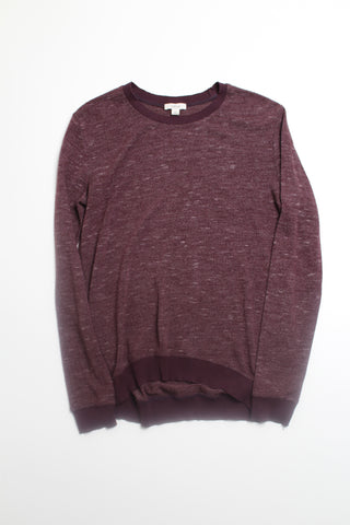 Aritzia wilfred maroon long sleeve, size xs (price reduced: was $25) (additional 50% off)