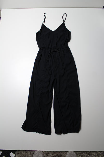 Lululemon black ‘day to night’ wide leg jumpsuit, size 6