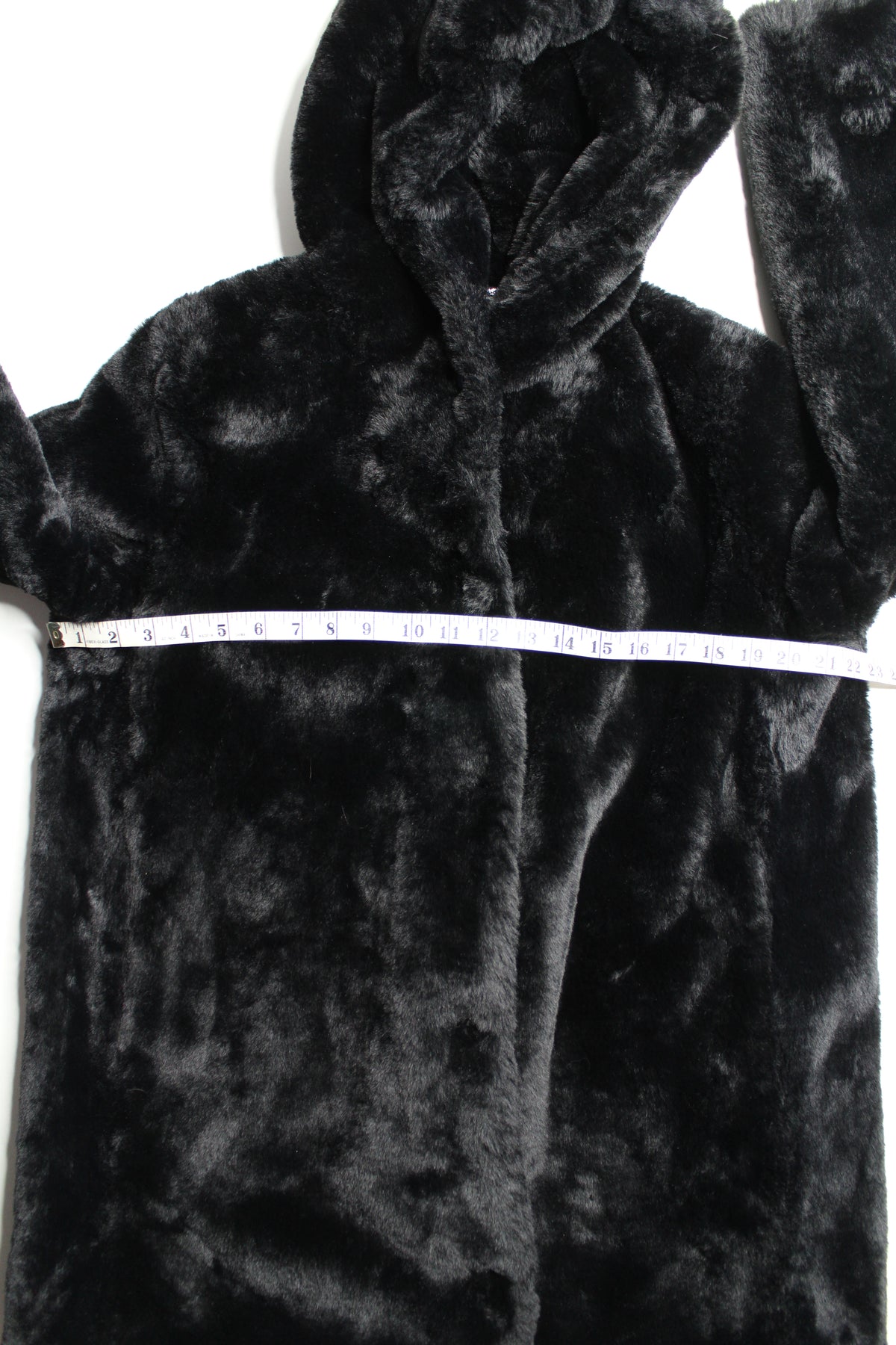 Life Oofwear (Sporting Life) black reversible faux fur ‘Teddy’ coat, Euro size 44 (large) *new with tags