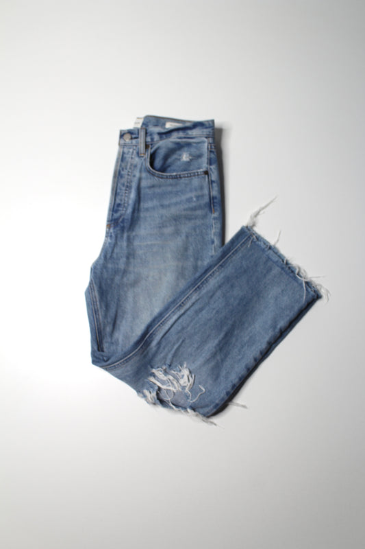 Aritzia Denim Forum the 'joni high rise loose' jeans, size 27 (25”)