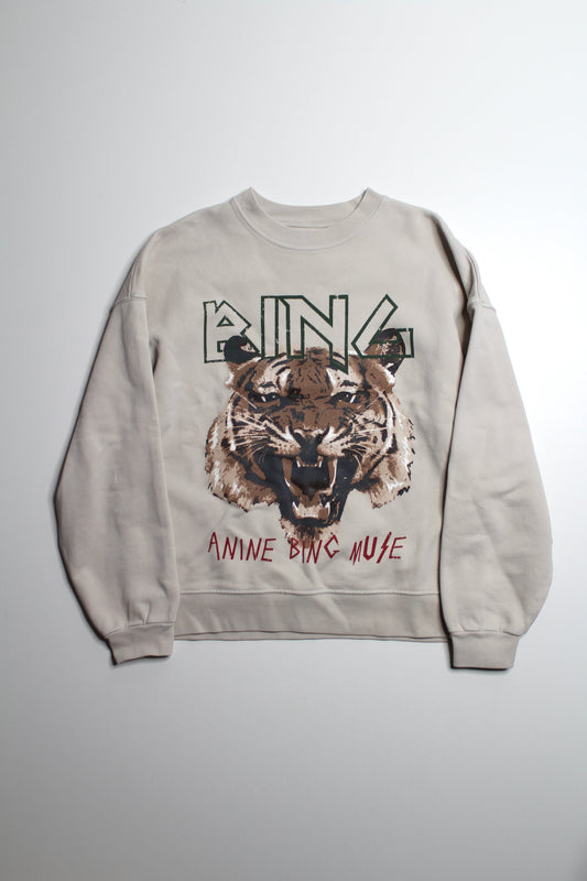 Anine Bing graphic crew neck sweatshirt, size medium (loose fit) *new without tags
