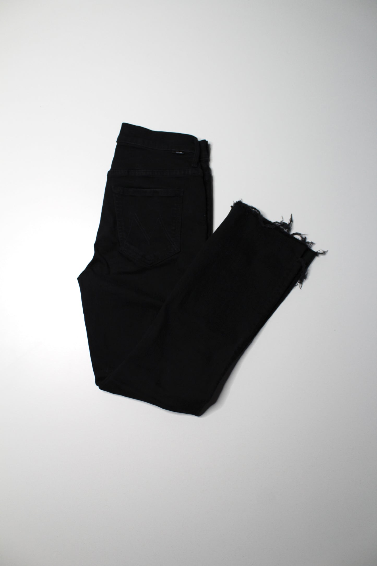 Mother not guilty (black) ‘the insider step fray’ jeans, size 28 (27”)