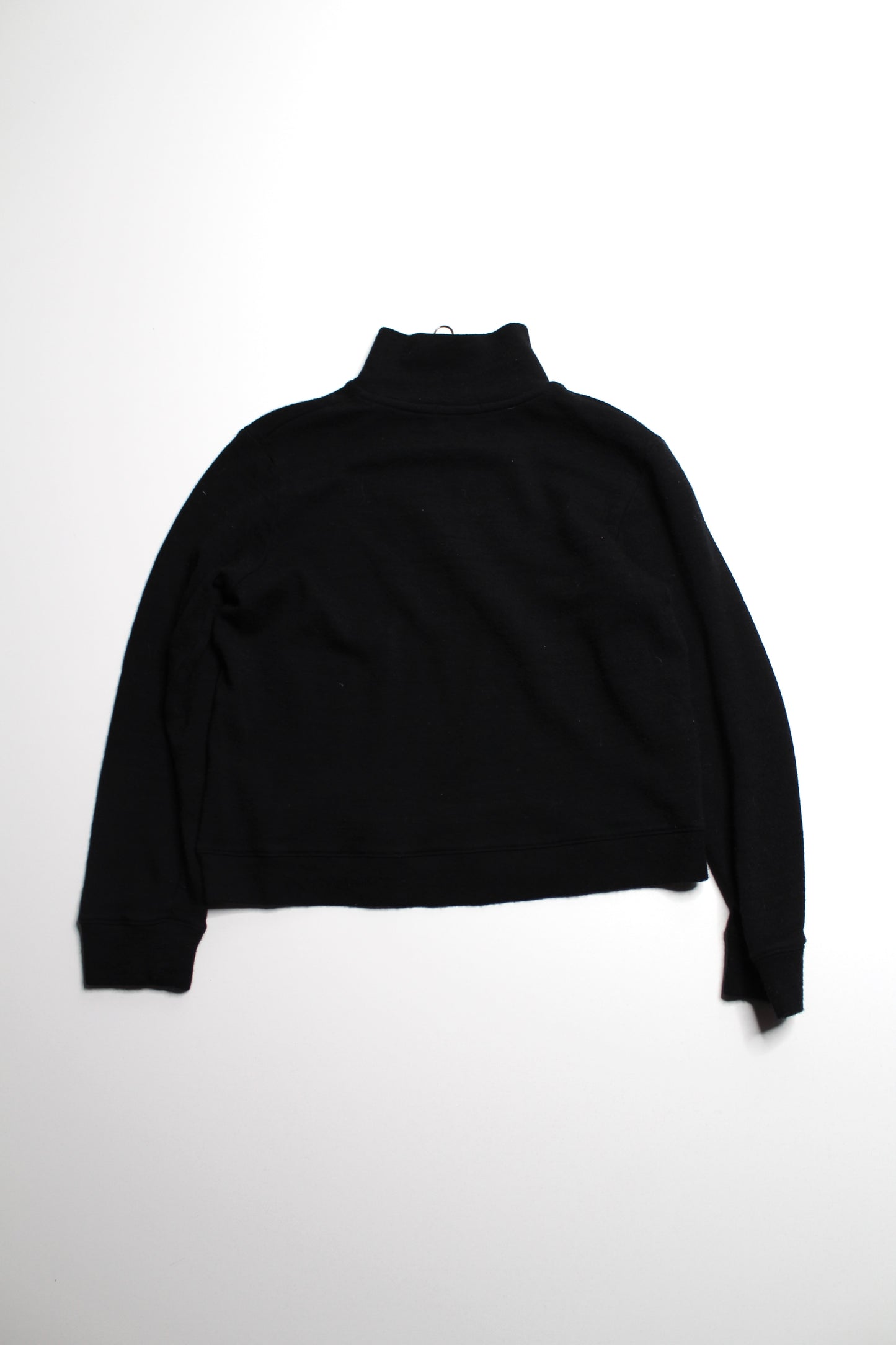 We Norwegians black 1/4 zip sweater, size xsmall