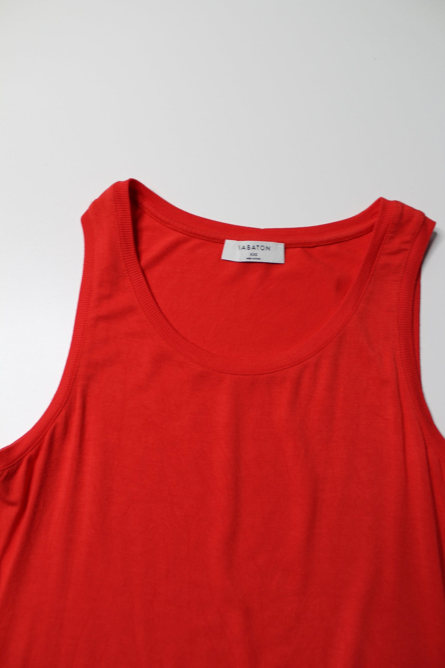 Aritzia blood orange Babaton tank, size xxs (oversized loose fit)