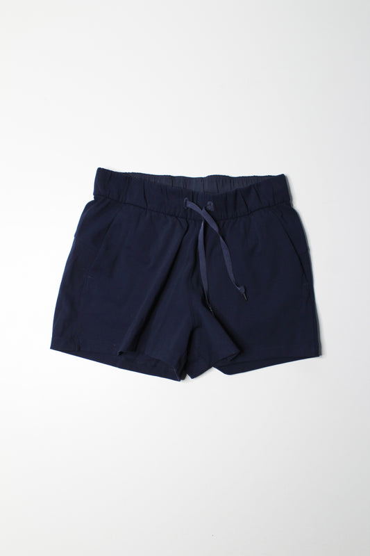 Lululemon navy ‘on the fly’ shorts, size 4*luxtreme
