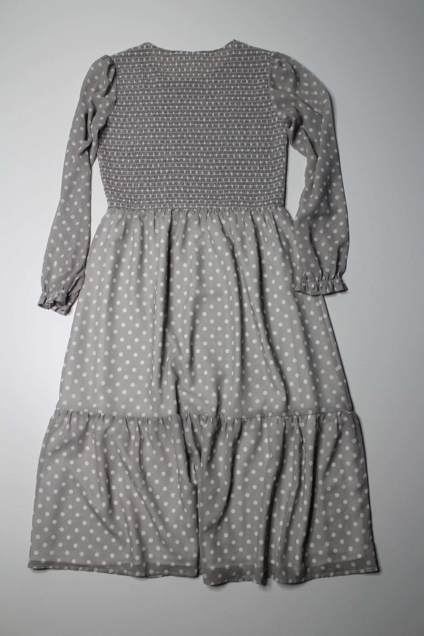 Mad About Style x Jillian Harris polka dot ‘grace’ midi dress, size large (fits like medium)