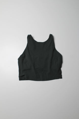 Lululemon smoked spruce ‘align’ tank, size 8 *high neck