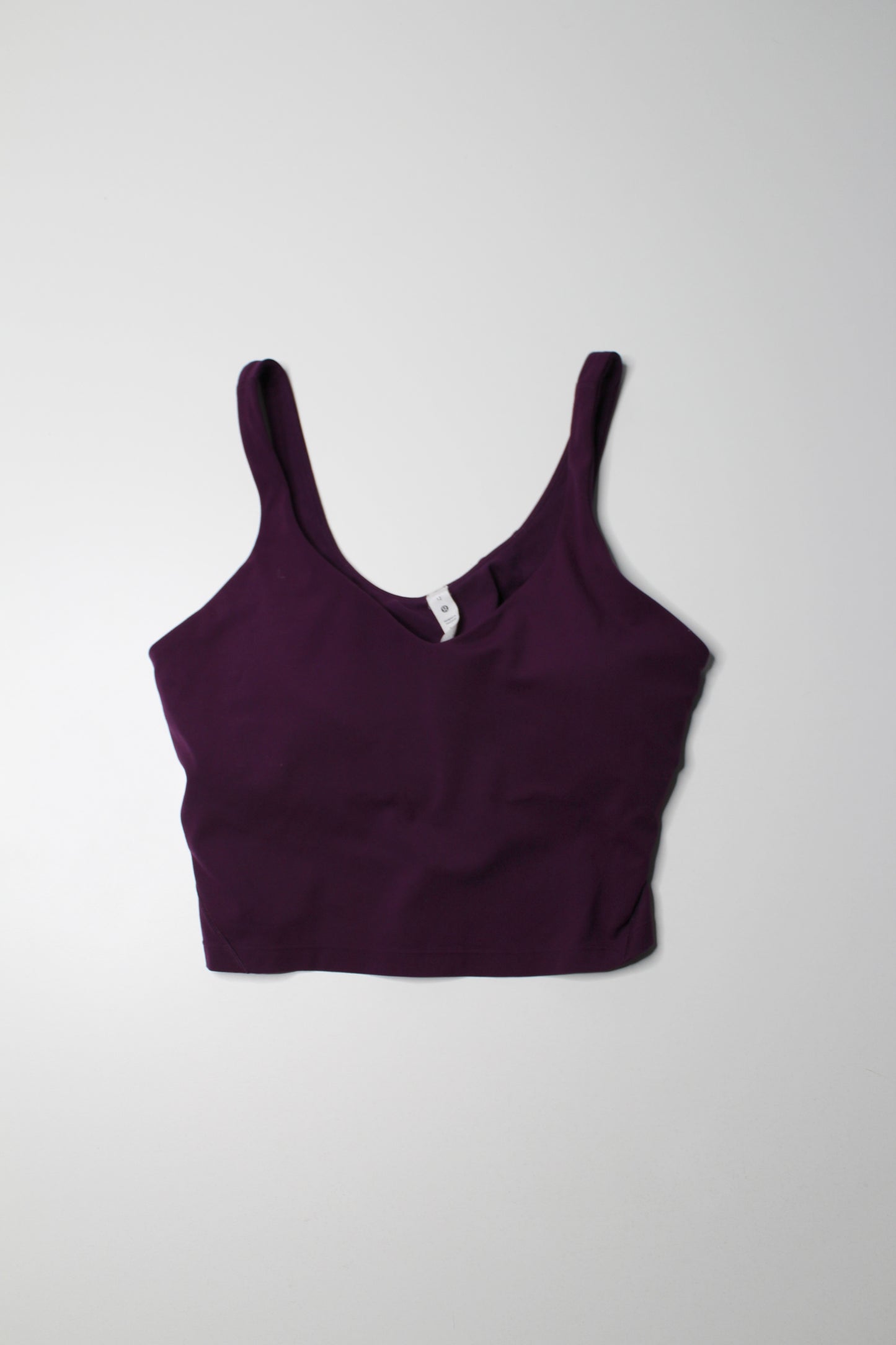 Lululemon purple ‘align’ tank, size 12