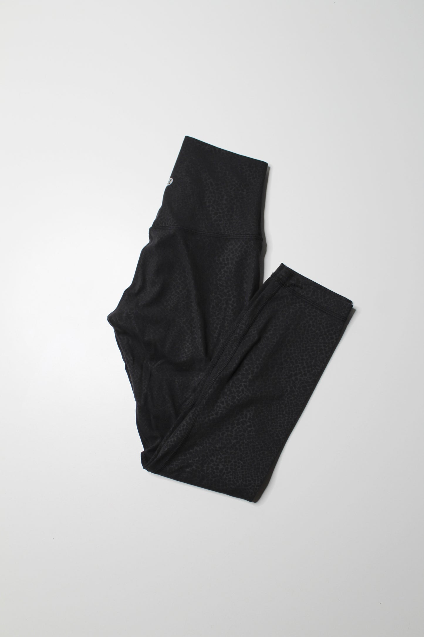 Lululemon black formulate embossed ‘align’ crop legging, size 4 (23”) (price reduced: was $48)