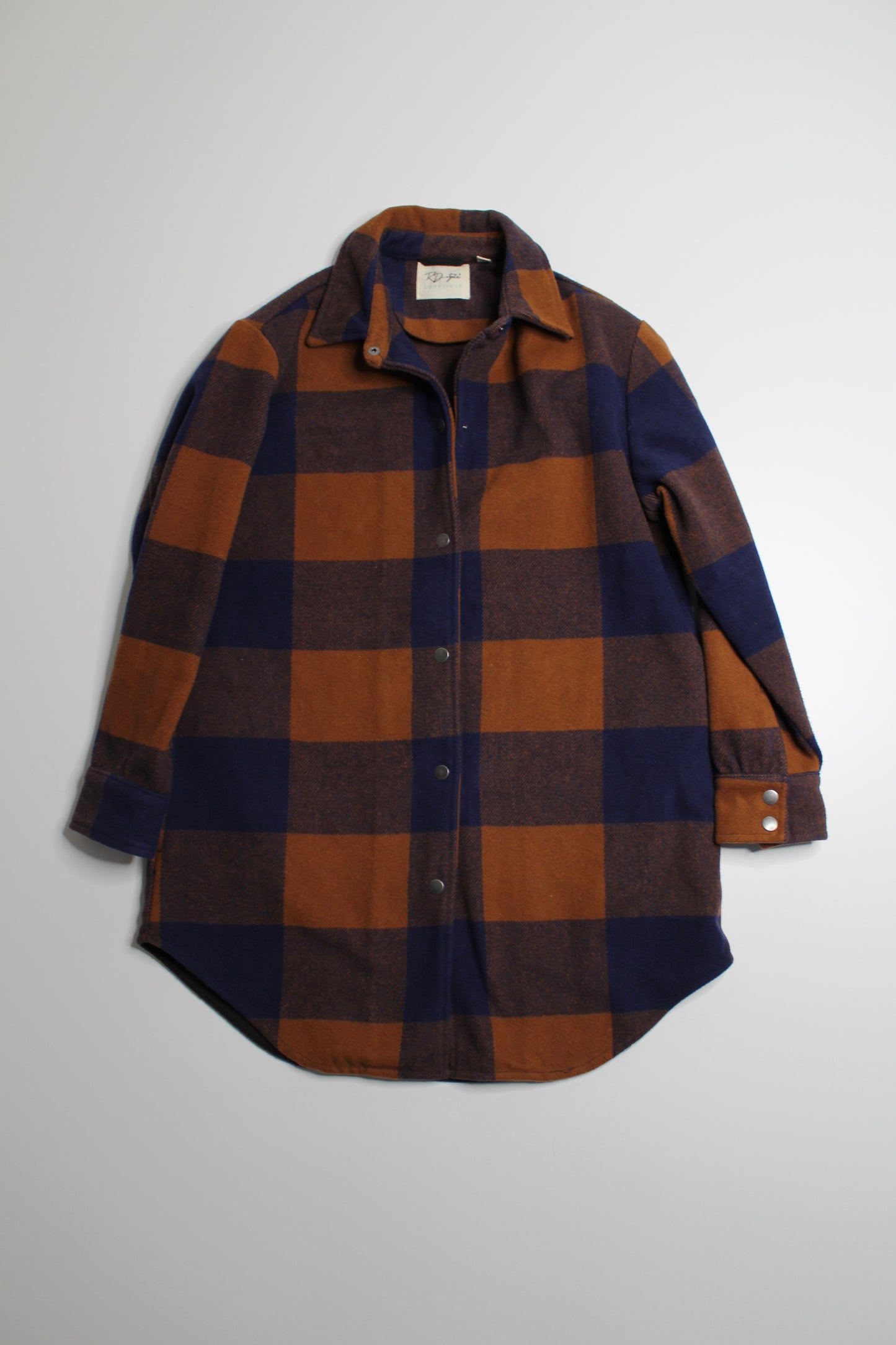 RD Style plaid shacket, size small (relaxed fit)