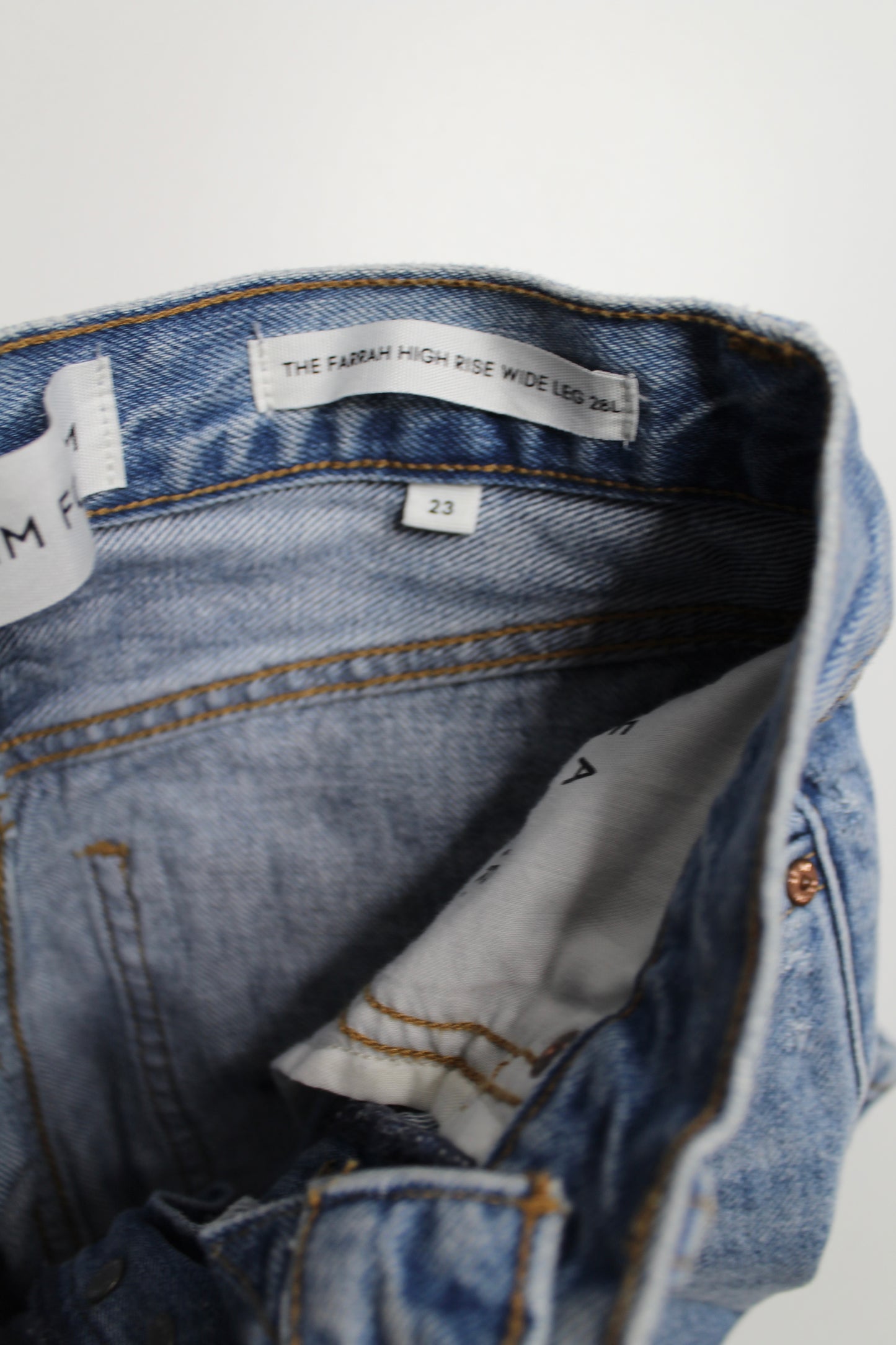 Aritzia Denim Forum ‘farrah hi-rise wide leg’ jeans, size 23