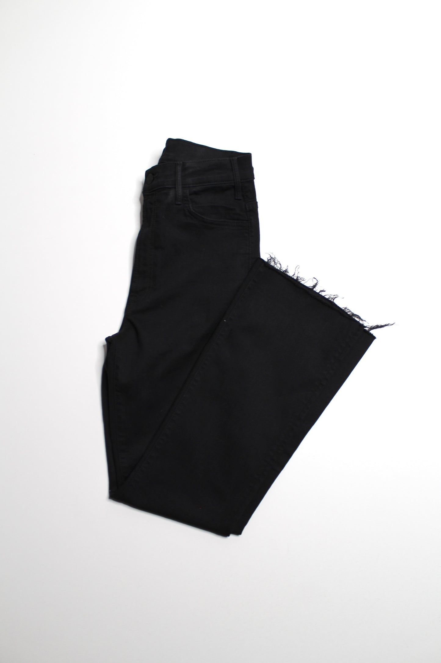 Mother not guilt (black) ‘hustler ankle fray’ jeans, size 27