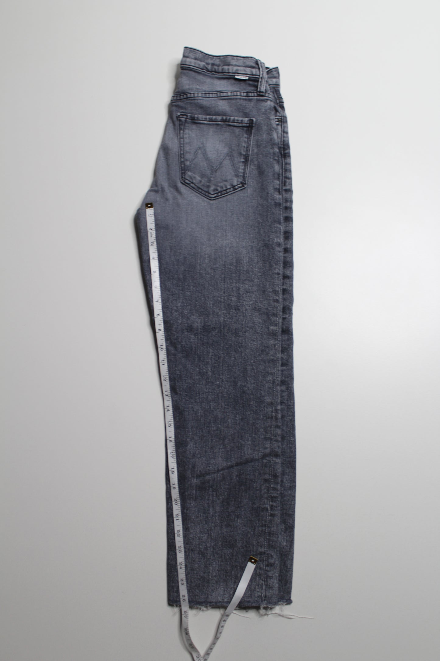 Mother static ‘the tomcat ankle fray’ denim, size 27 (26”)