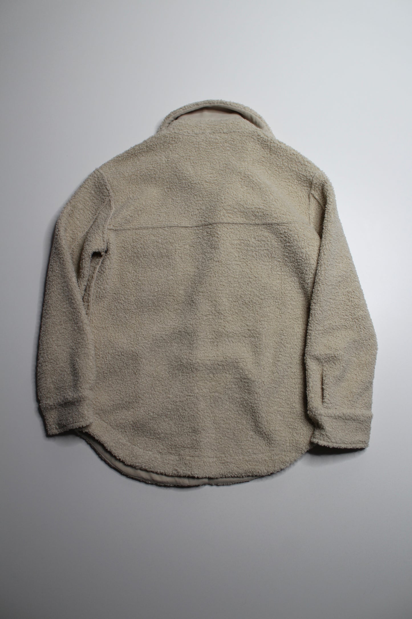 Tentree fuzzy sherpa shacket, size xs (relaxed fit)