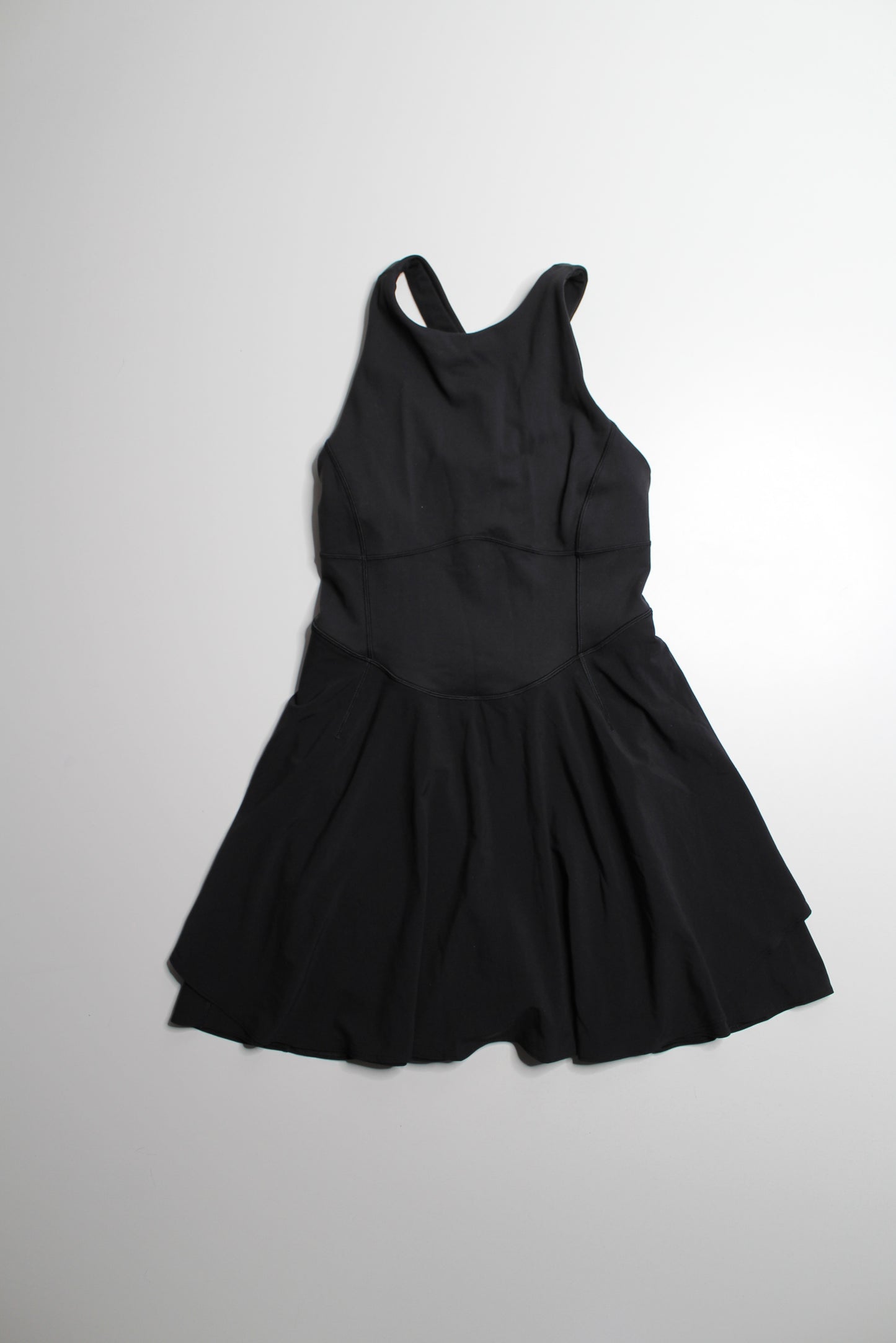 Lululemon black ‘court crush’ tennis dress, size 6