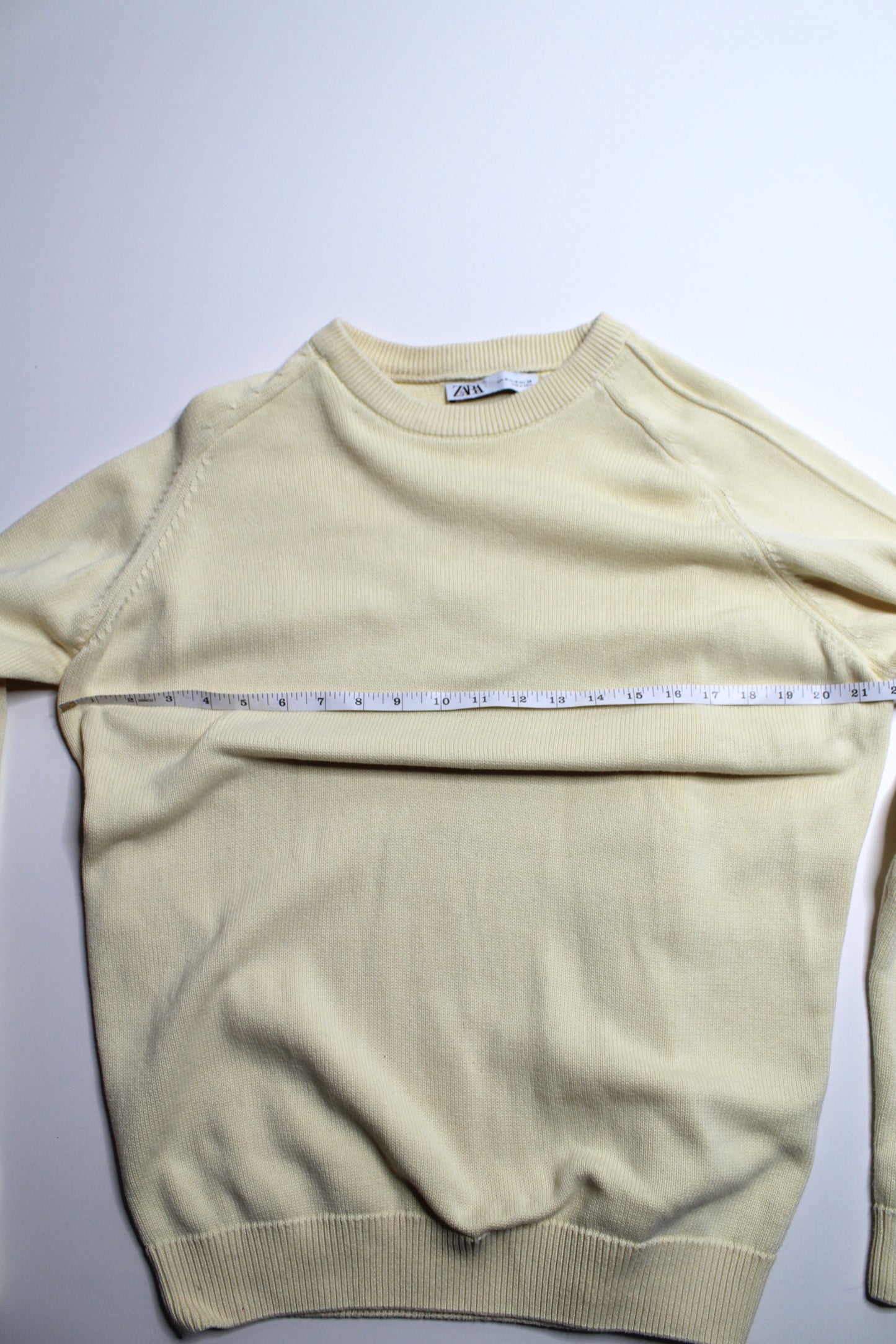 Zara butter yellow knit sweater, size medium (sale: was $25)