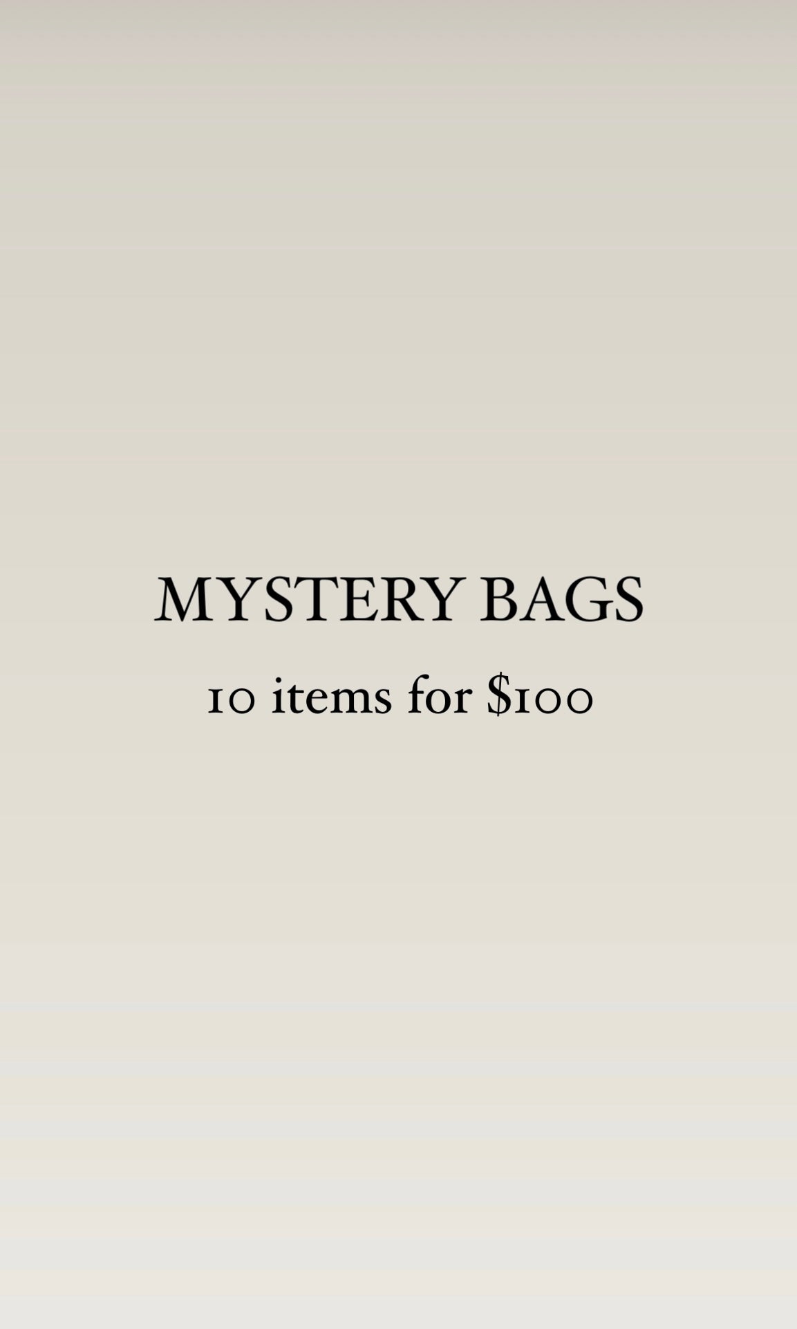 Mystery Bag | 10 items