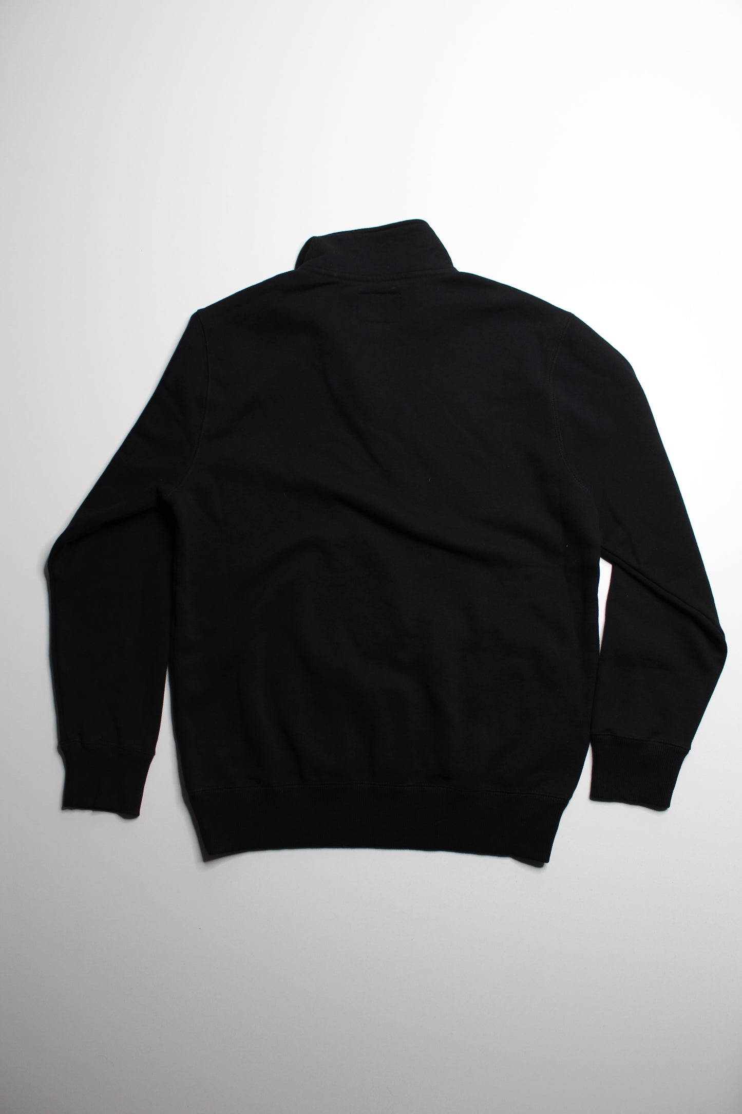 Roots black 1/4 zip pullover, size xs