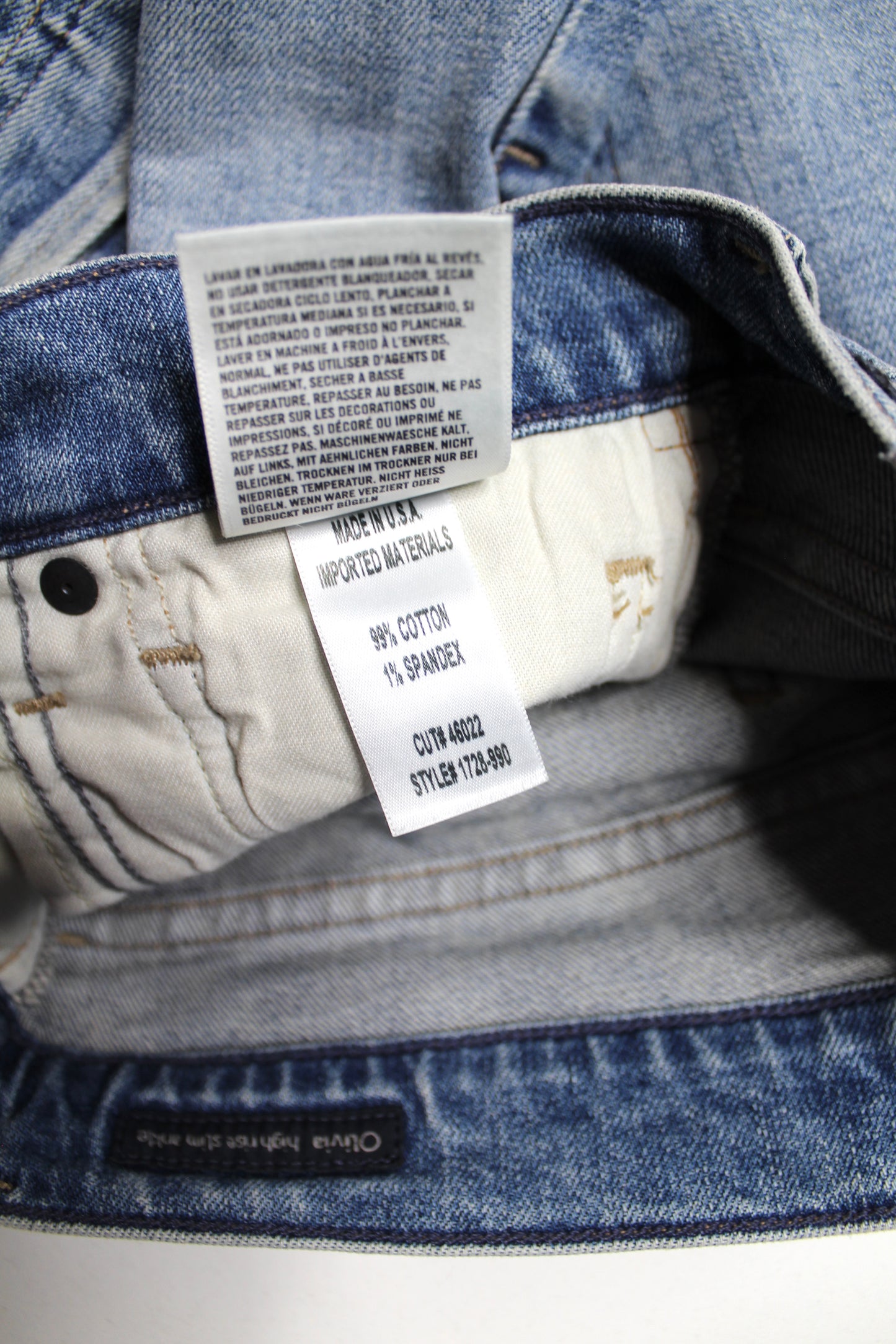 Citizens of Humanity ‘Olivia high rise slim ankle’ jeans, size 26