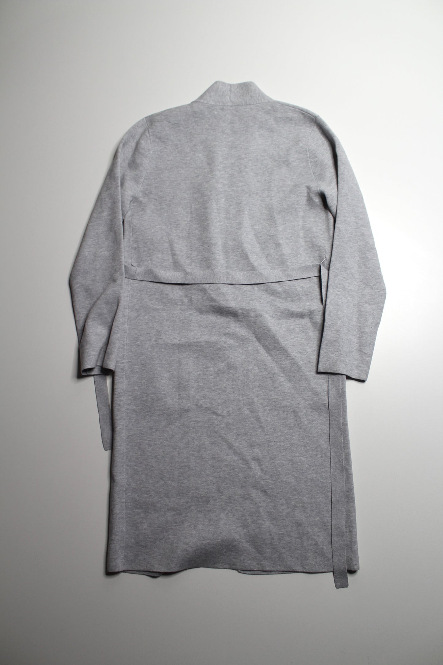 Aritzia Babaton light grey 'ty' long open front cardigan, size small (relaxed fit)