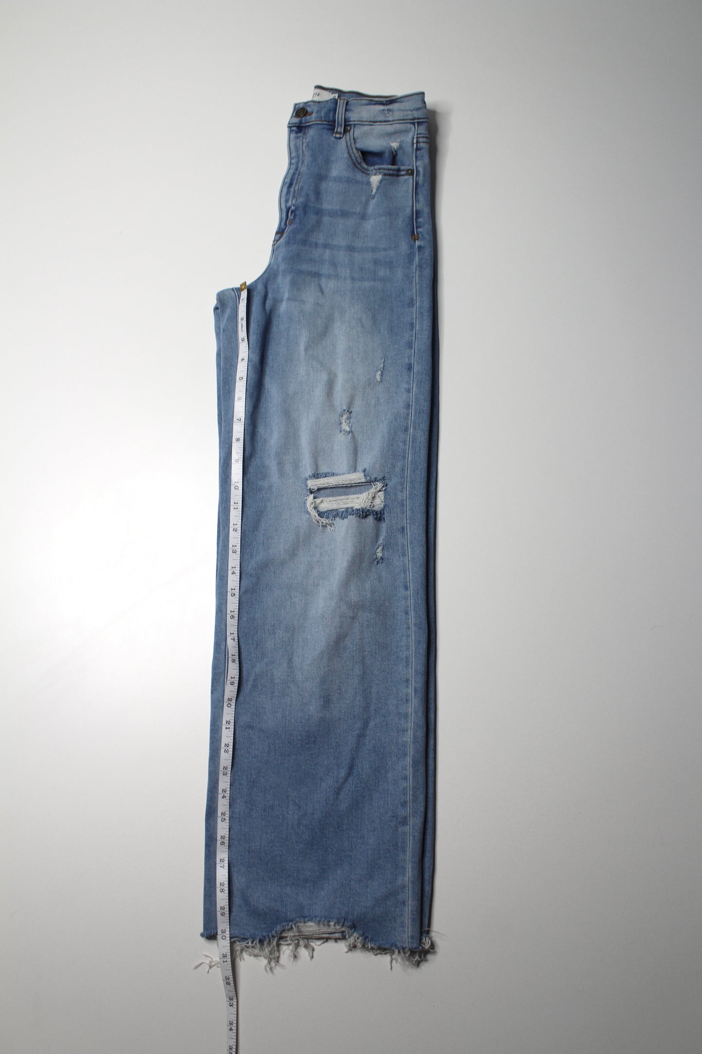 Hidden (Nordstrom) stretch ‘super wide leg’ jeans, size 27 (30”)
