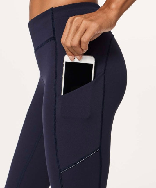 Lululemon midnight navy speed tight, size 4 (price reduced: was $58)