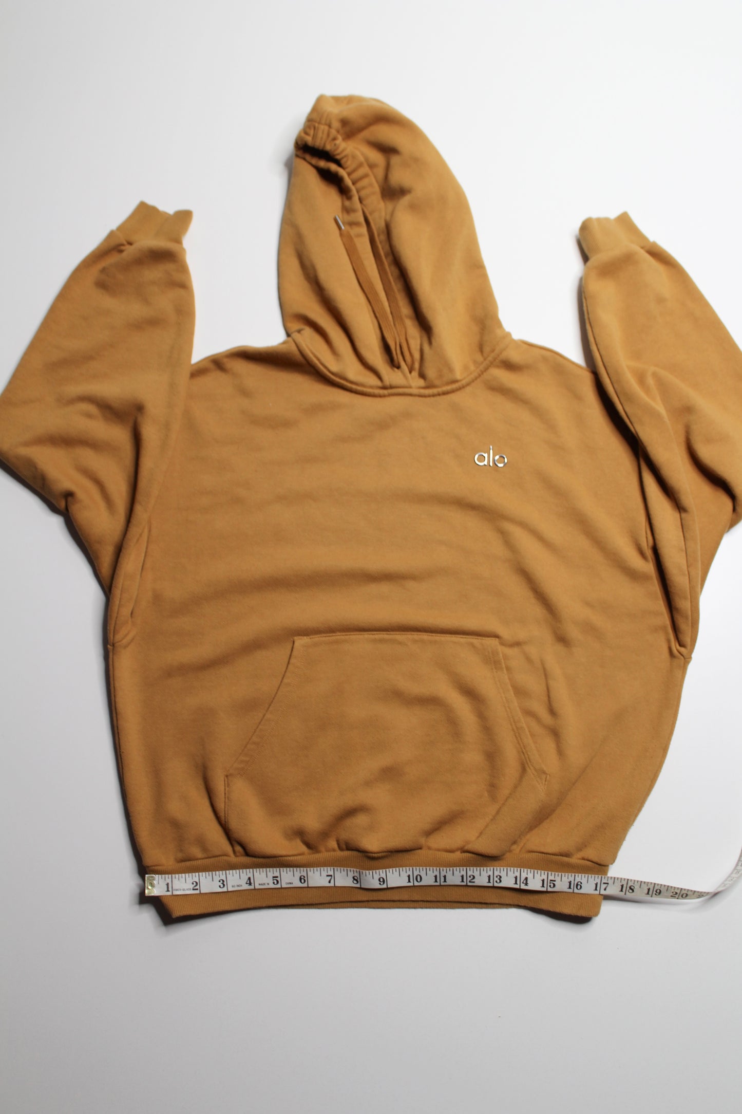 Alo Yoga dark mustard oversized hoodie, no size. Fits like medium (loose fit)