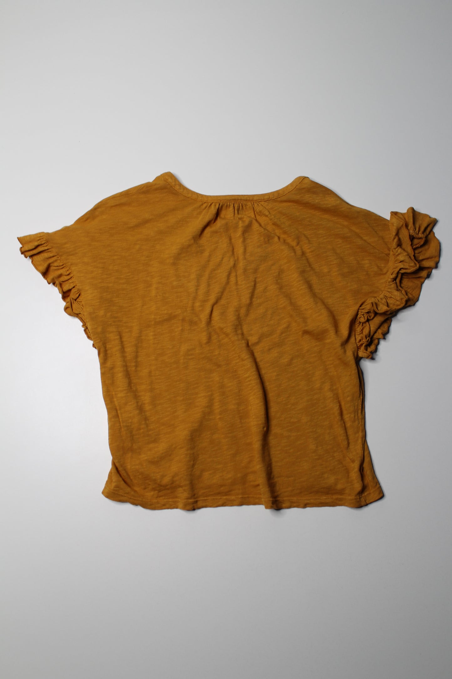 Anthropologie Pilcro ruffle short sleeve t shirt, size xs (loose fit) (additional 50% off)